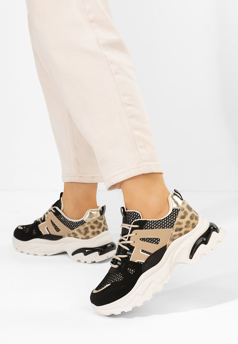 Sneakers con plateau Kiria nero