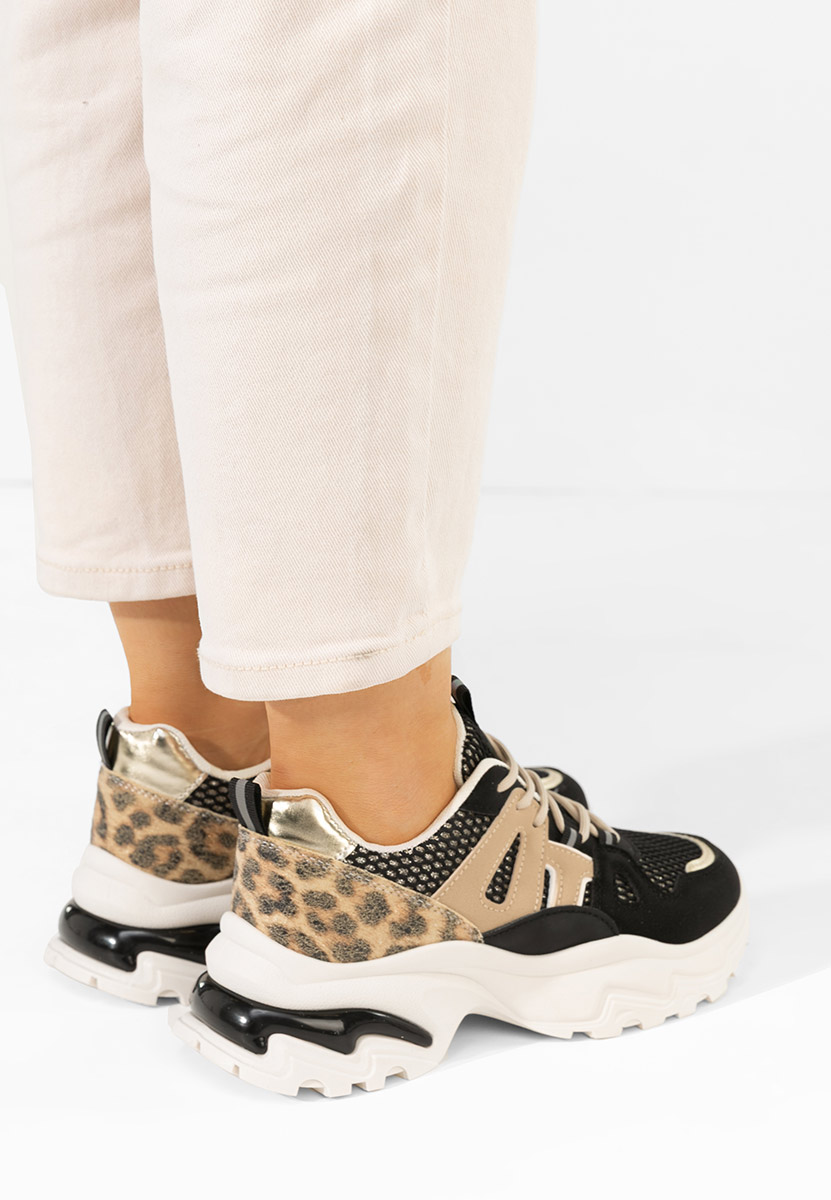 Sneakers con plateau Kiria nero