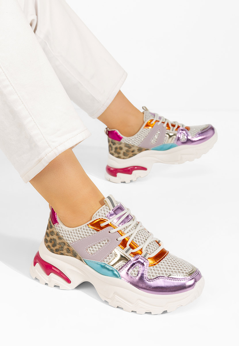 Sneakers con plateau Kiria colorate