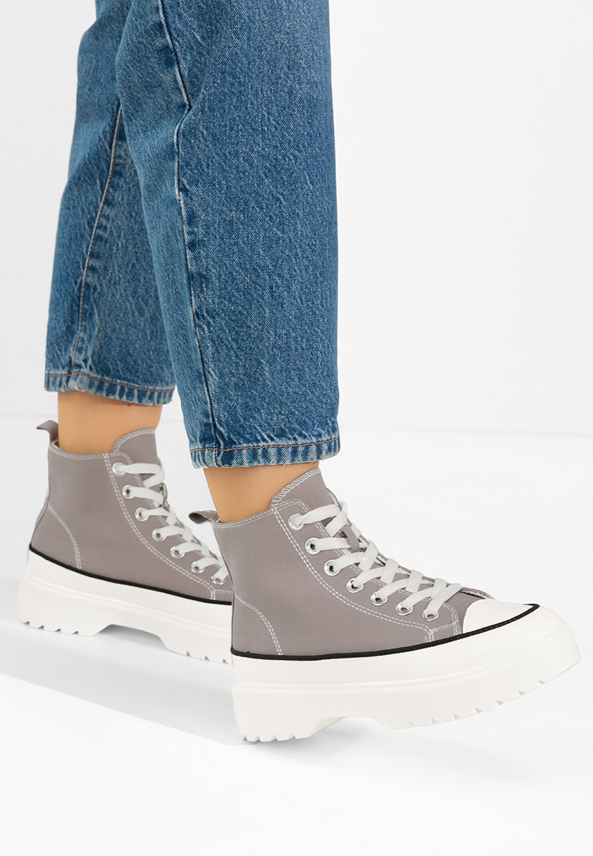 Scarpe da ginnastica High-Top Fiorela grigio