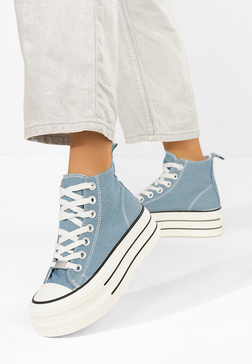 Scarpe da ginnastica con piattaforma Kimala V3 denim