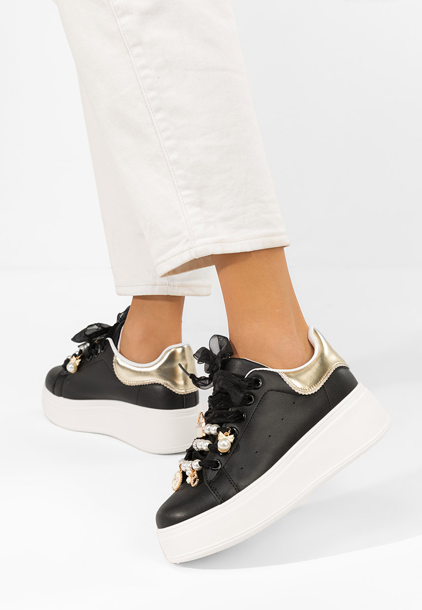 Sneakers con plateau Cellia nero