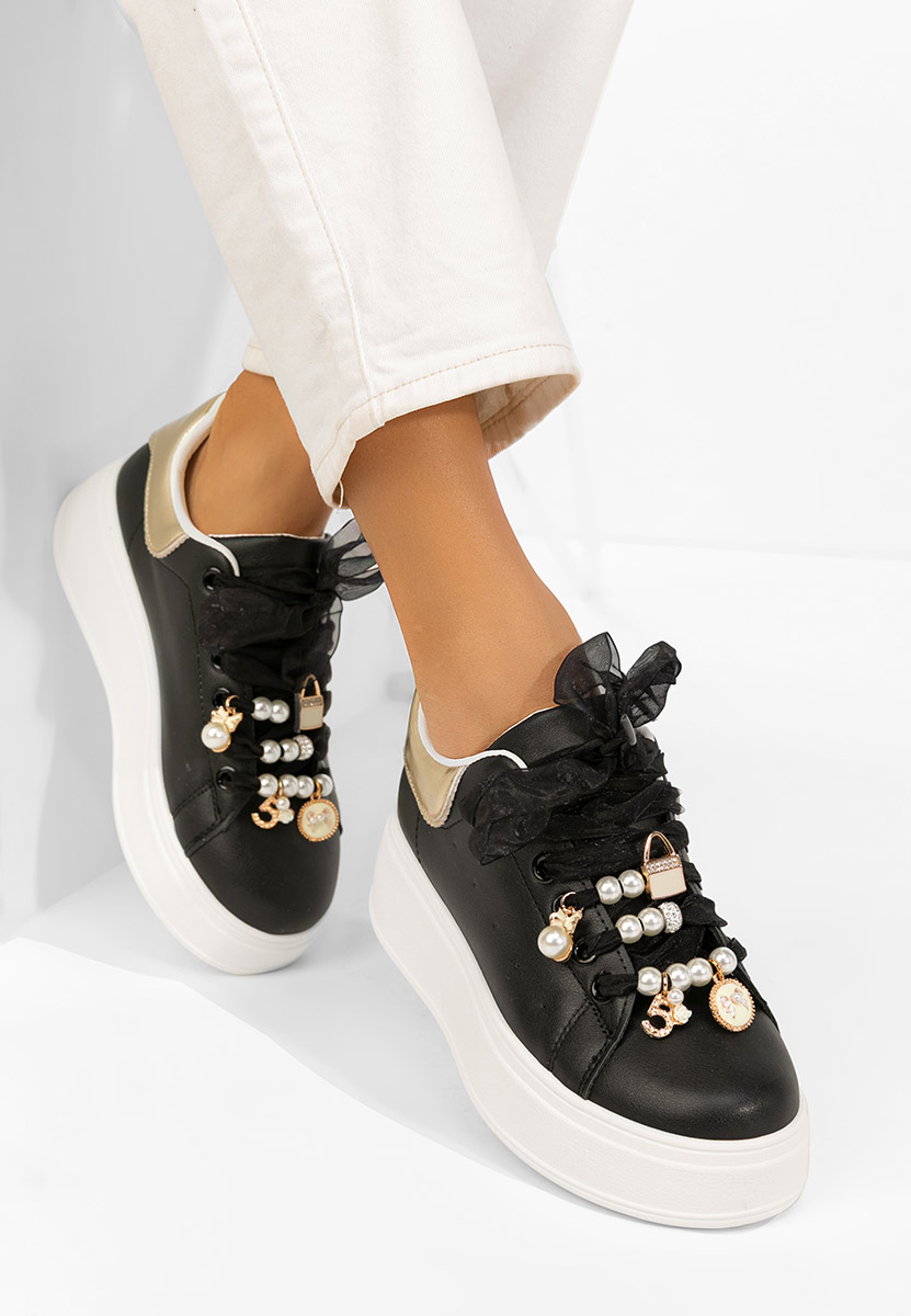 Sneakers con plateau Cellia nero