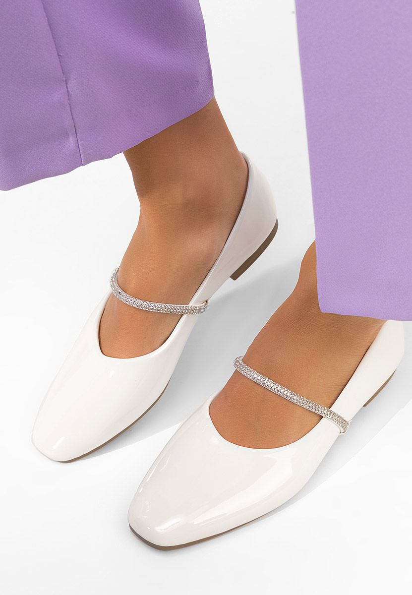 Ballerine con cinturino Elissea bianchi