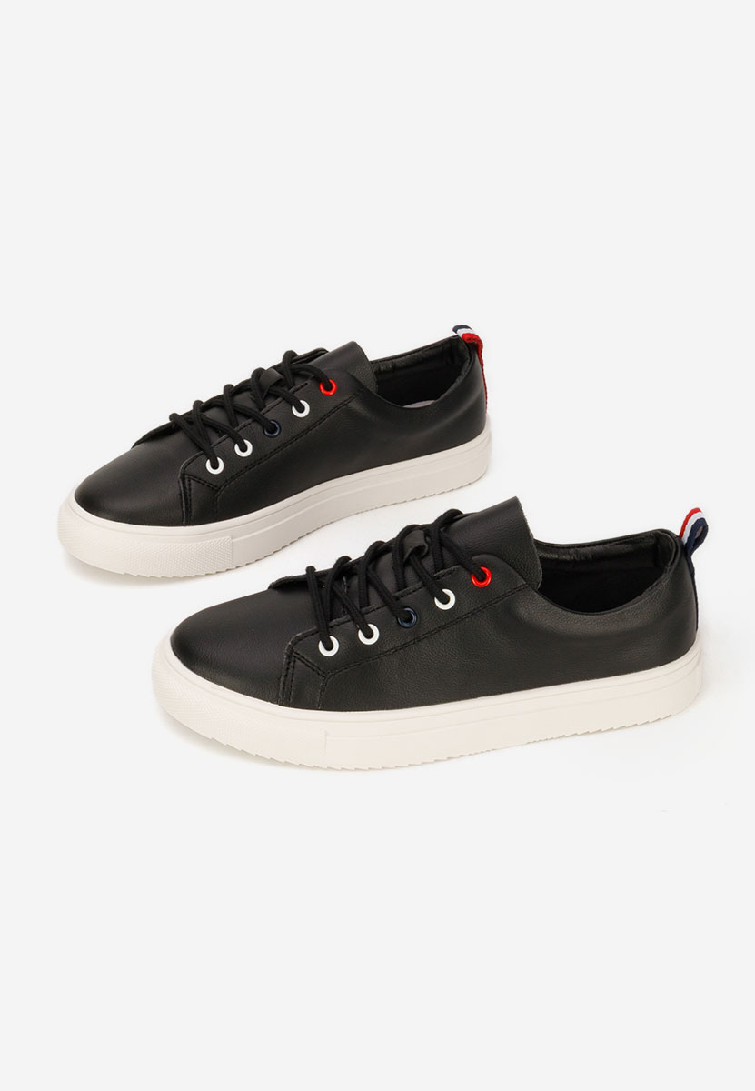 Scarpe basse donna pelle Cataleia nero