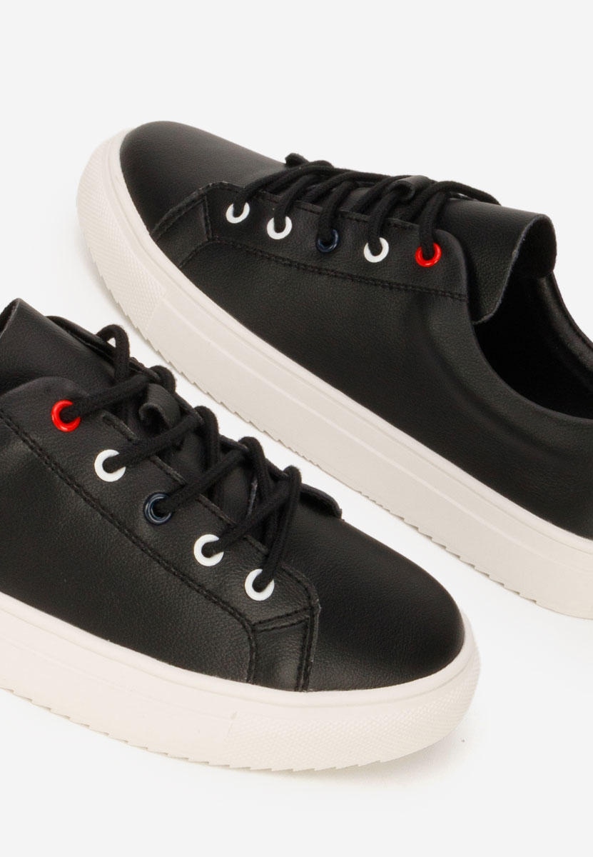 Scarpe basse donna pelle Cataleia nero