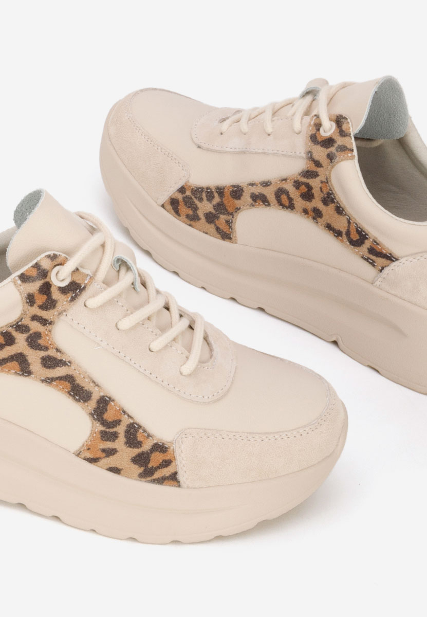 Sneakers donna Arkania beige