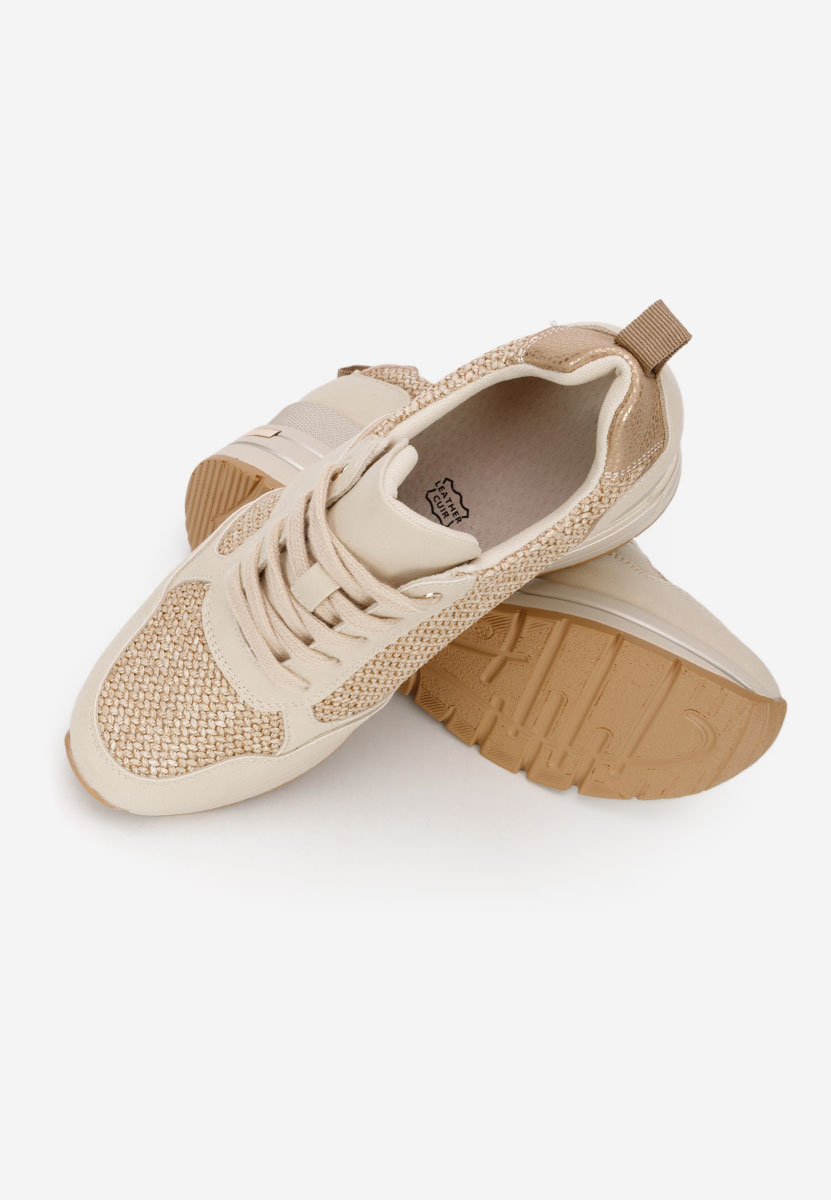 Sneakers con zeppa Izadora beige
