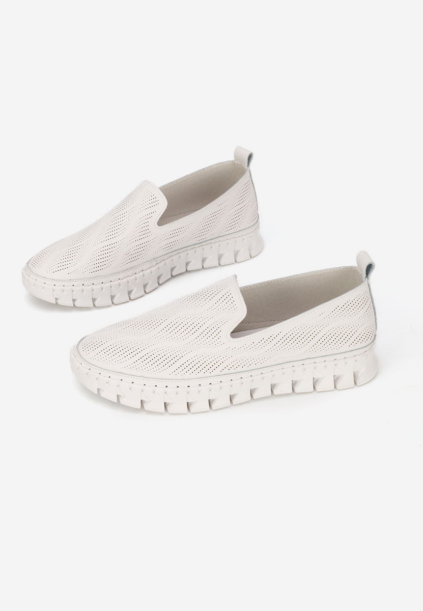 Espadrillas in pelle Jolina bianchi