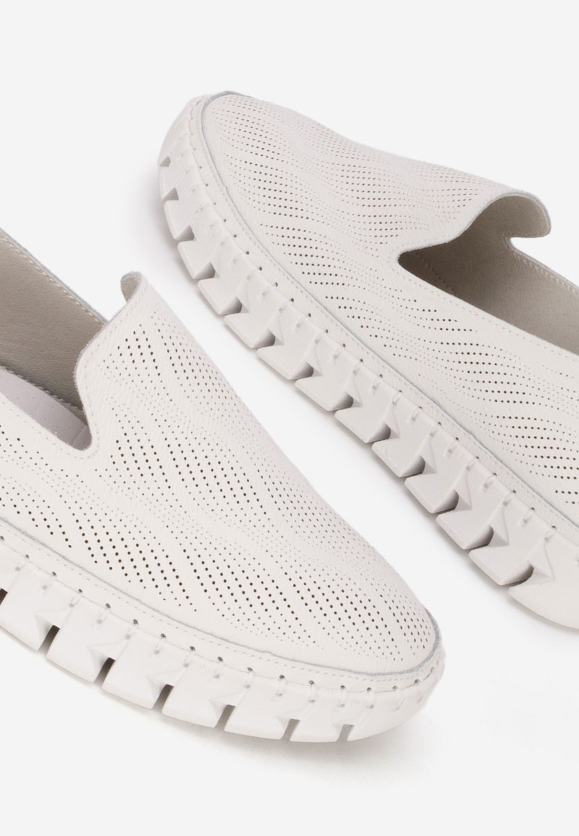 Espadrillas in pelle Jolina bianchi
