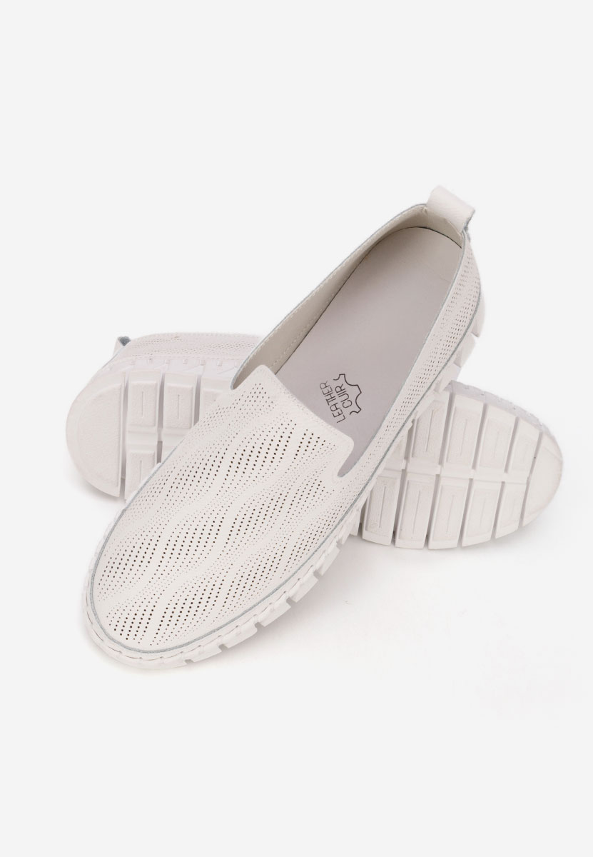 Espadrillas in pelle Jolina bianchi