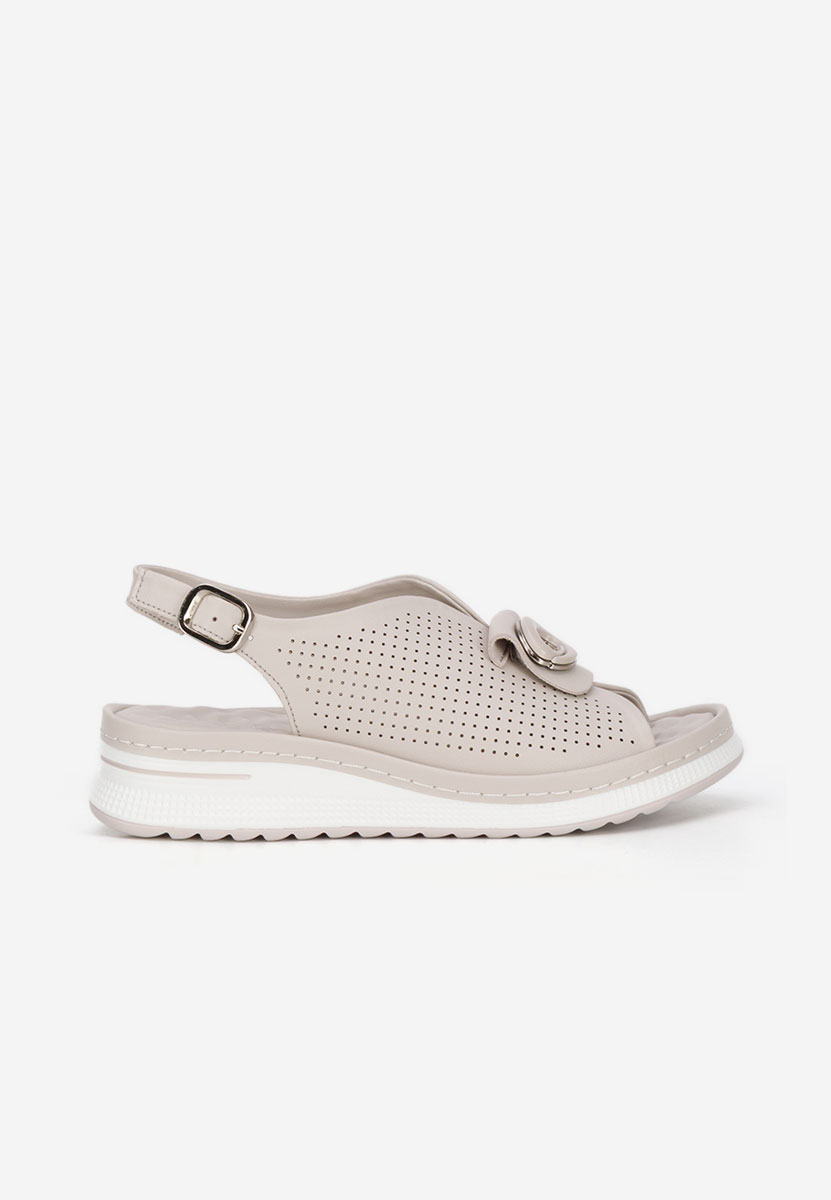 Sandali pelle Calora grigio