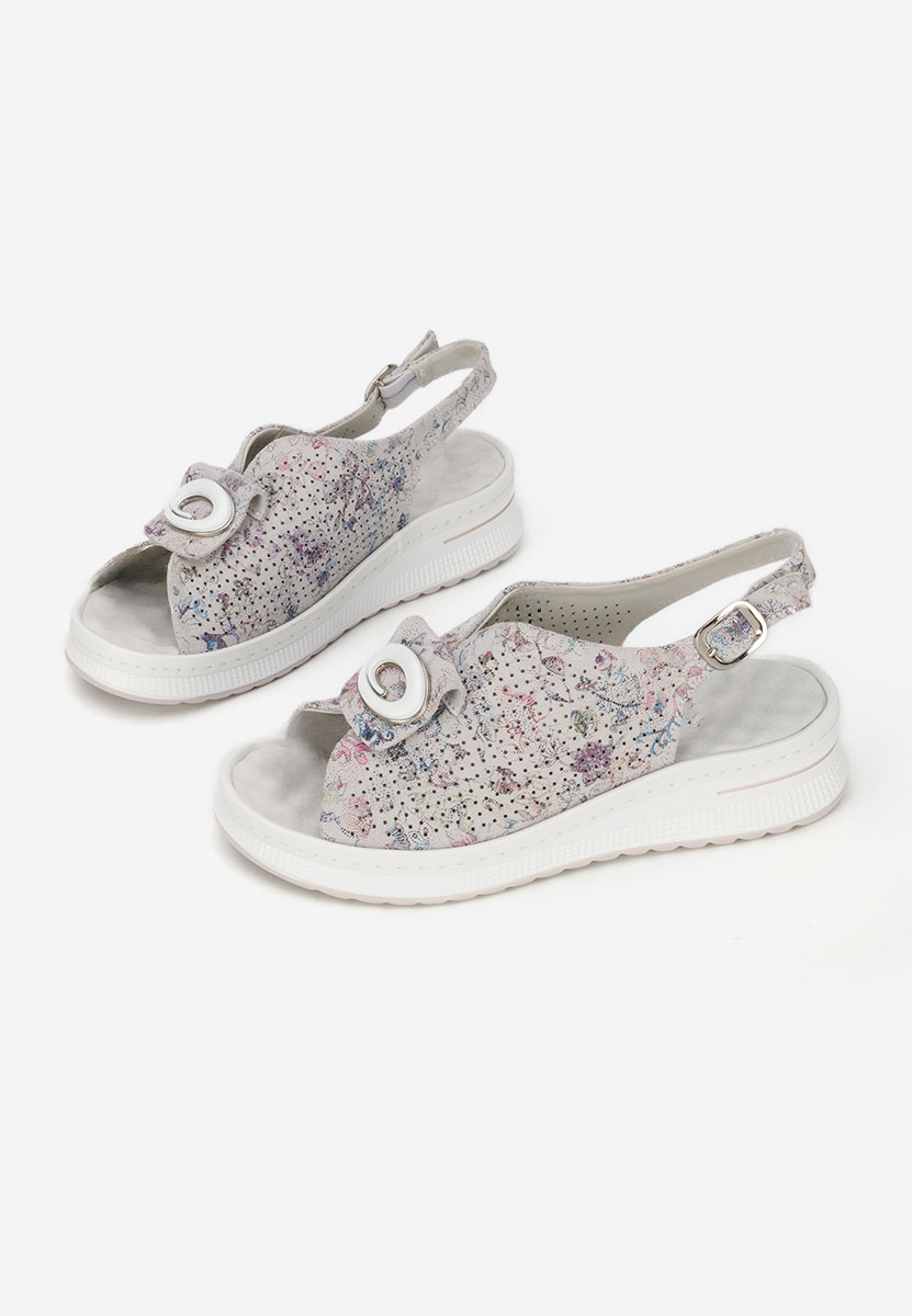 Sandali pelle Calora multicolore