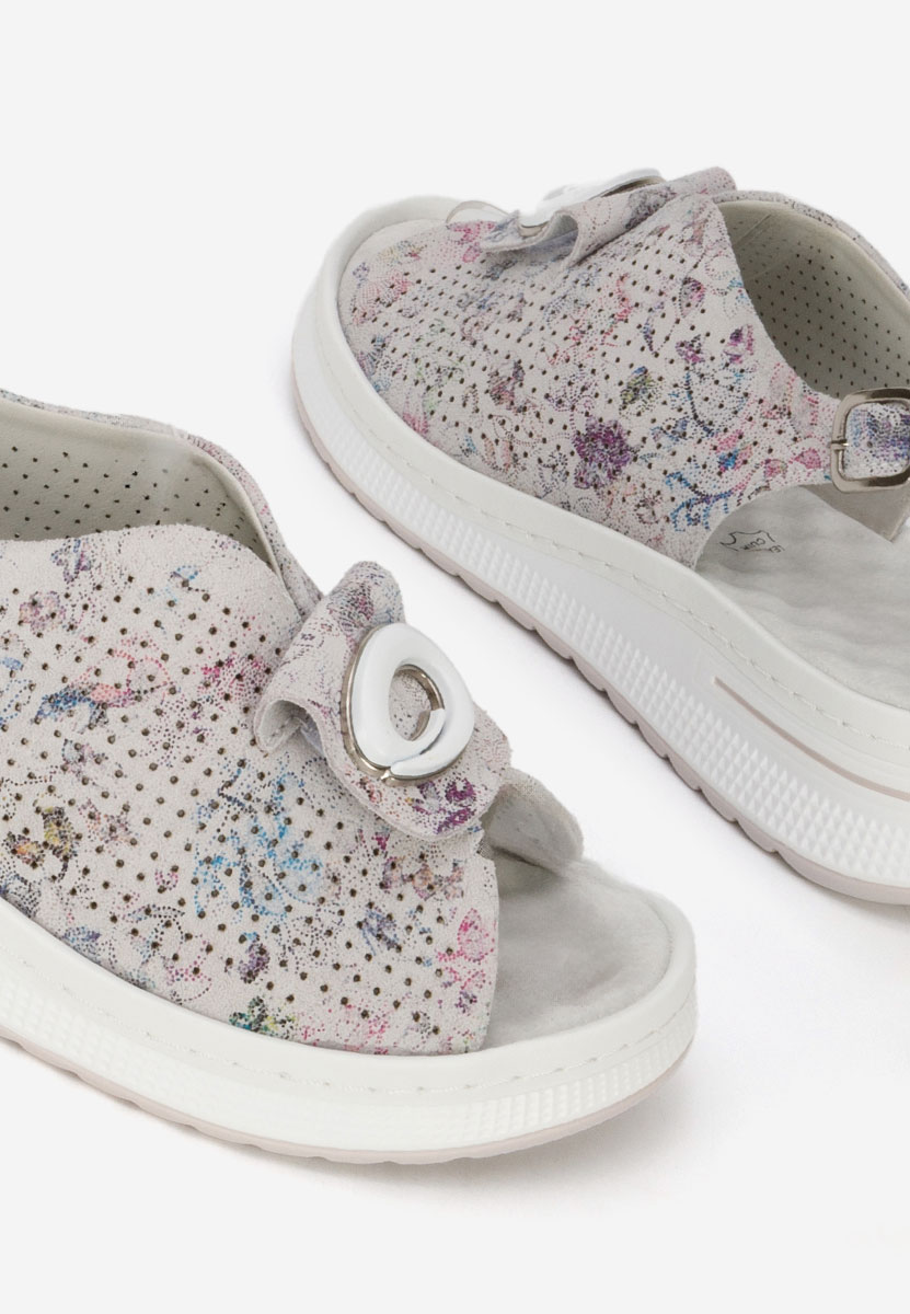 Sandali pelle Calora multicolore
