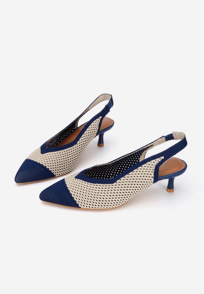Décolleté Slingback Jimenia blu marine