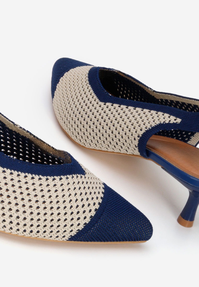Décolleté Slingback Jimenia blu marine