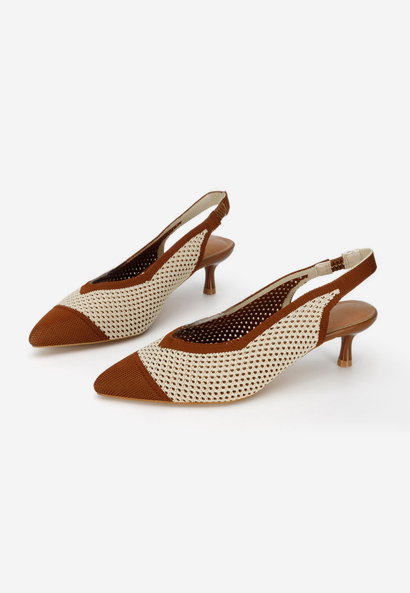 Décolleté Slingback Jimenia marrone