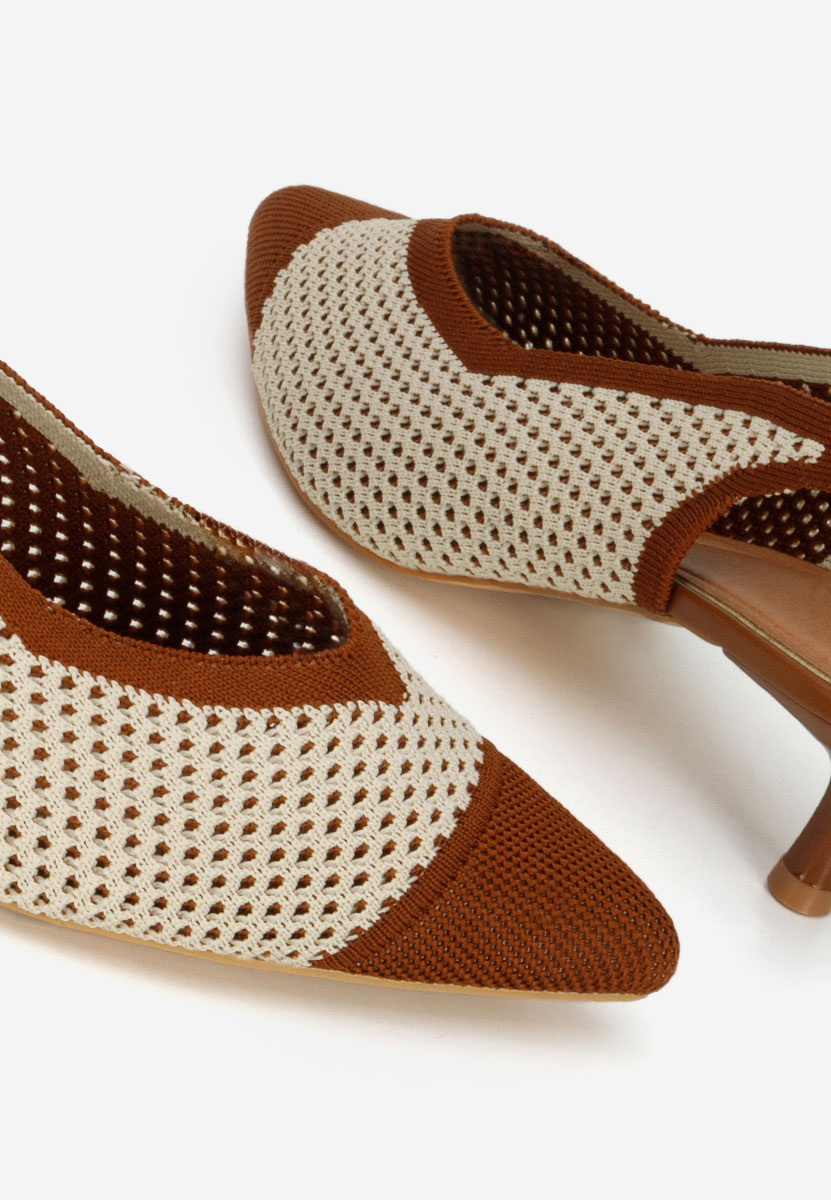 Décolleté Slingback Jimenia marrone