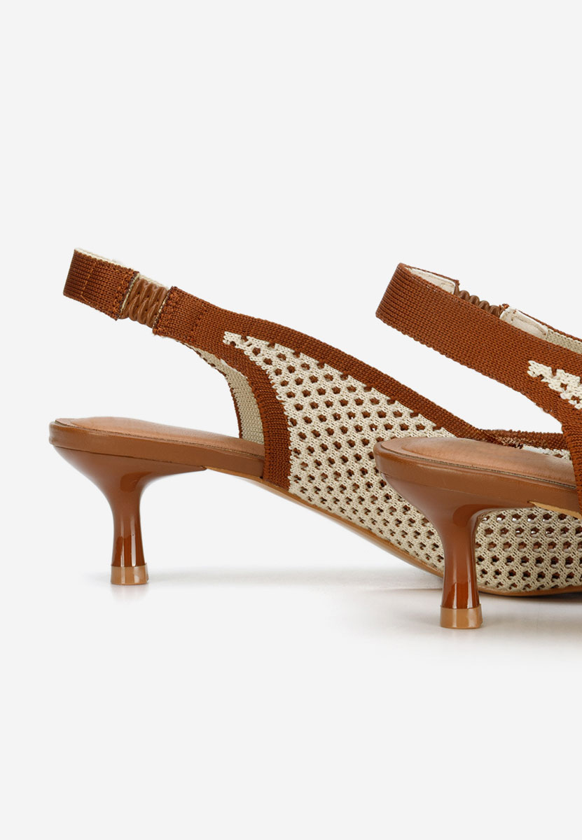 Décolleté Slingback Jimenia marrone