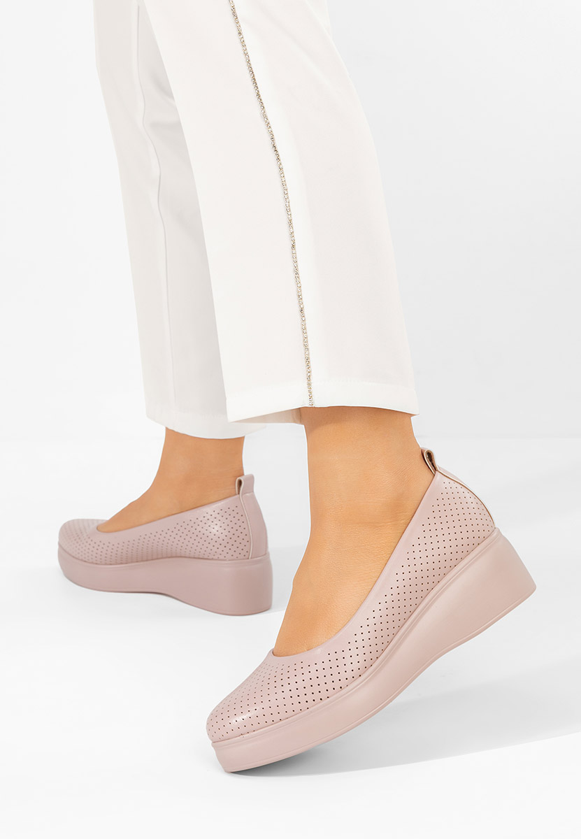 Scarpe con plateau Danetia rosa