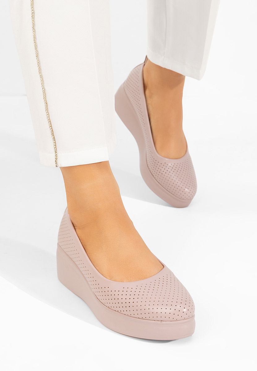 Scarpe con plateau Danetia rosa