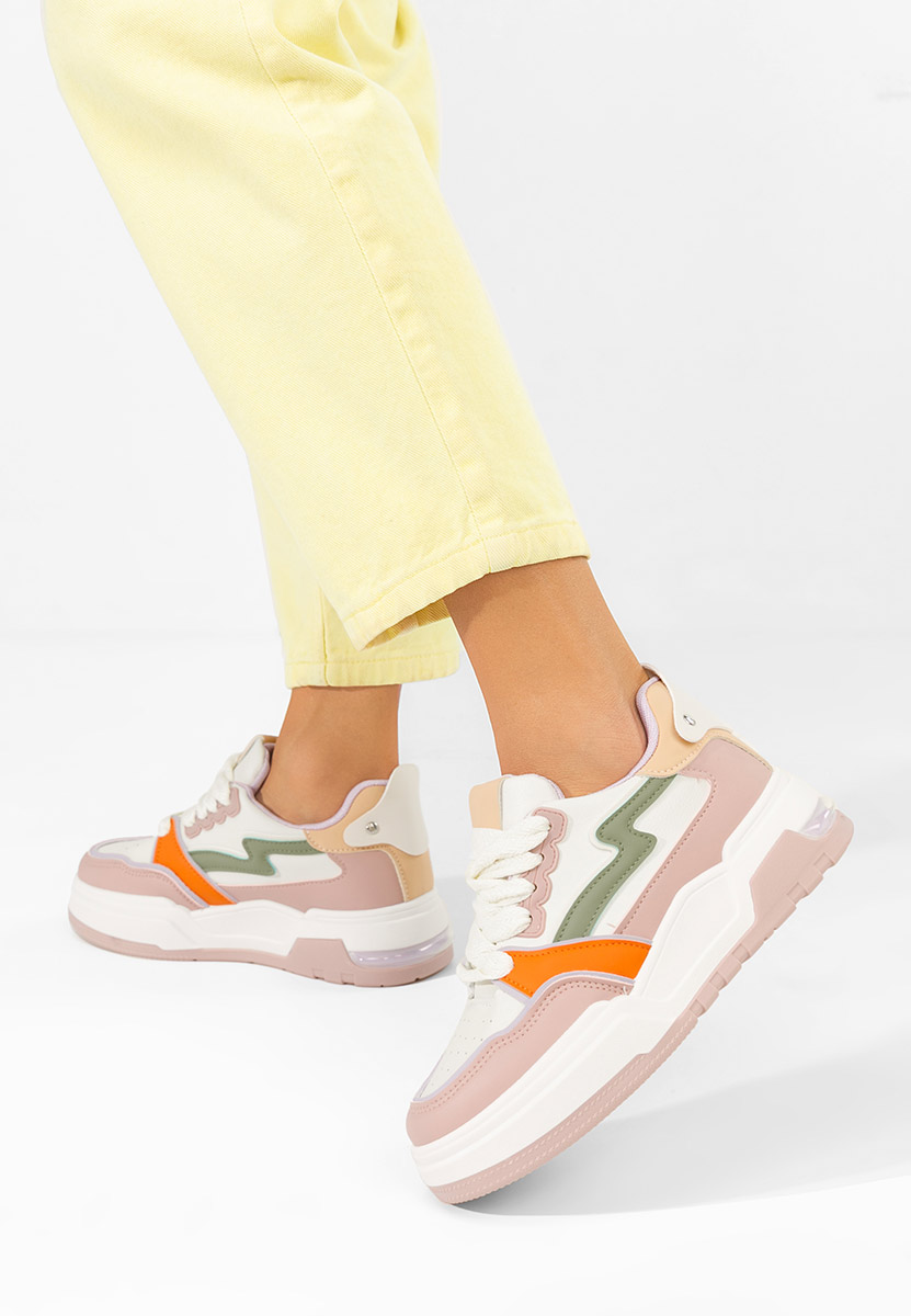 Sneakers con plateau Atanasia rosa