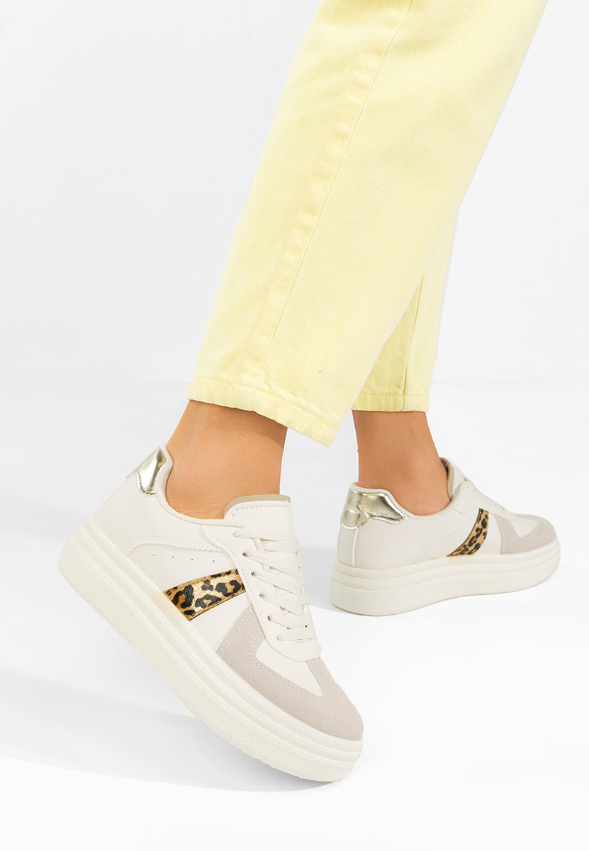 Sneakers con plateau Serinia leopardi