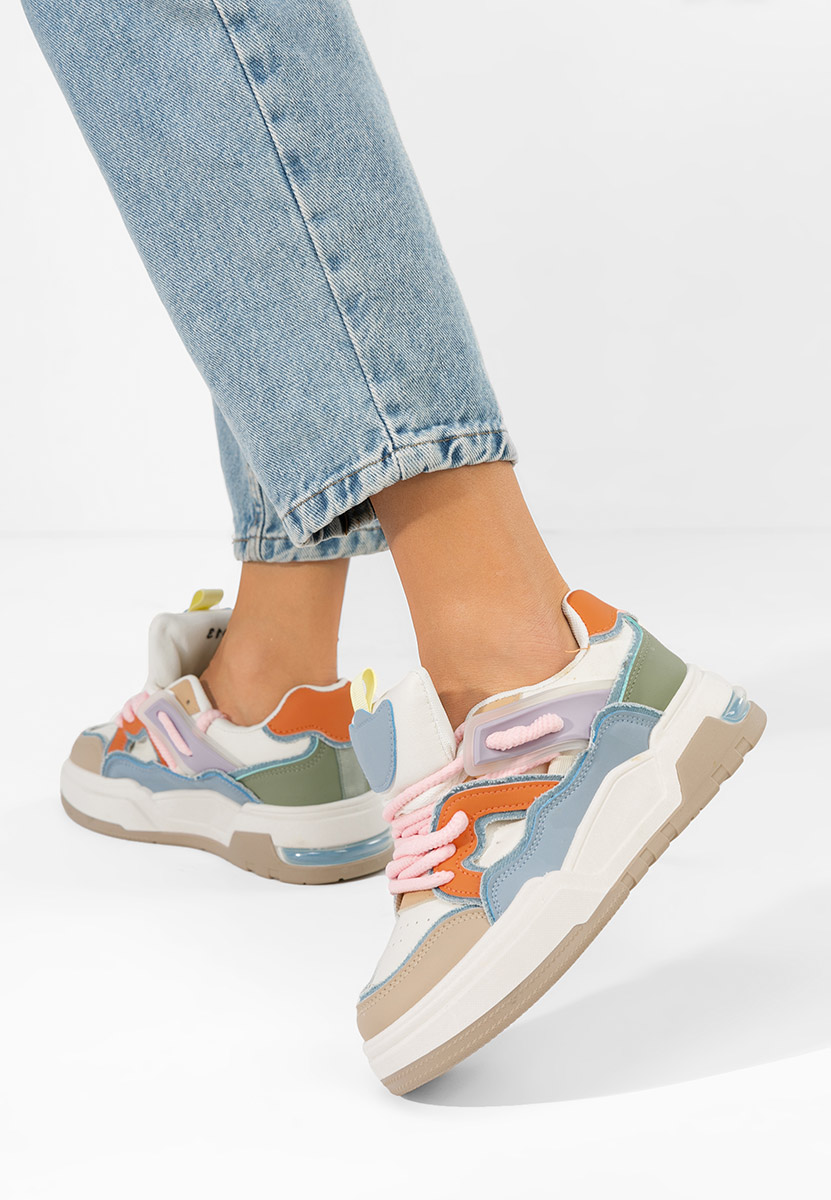 Sneakers con plateau Cinzela colorate
