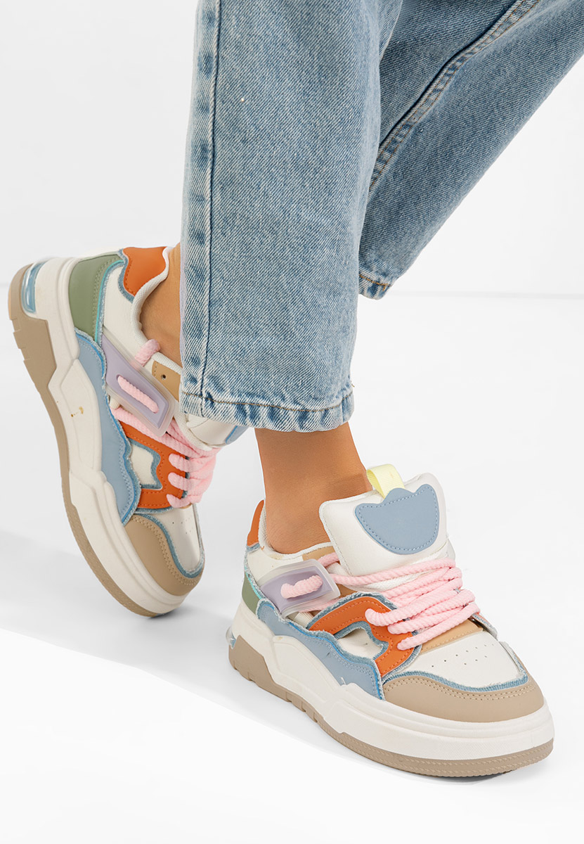 Sneakers con plateau Cinzela colorate