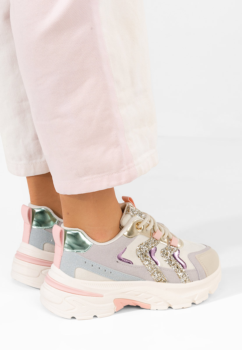 Sneakers con plateau Odinea colorate