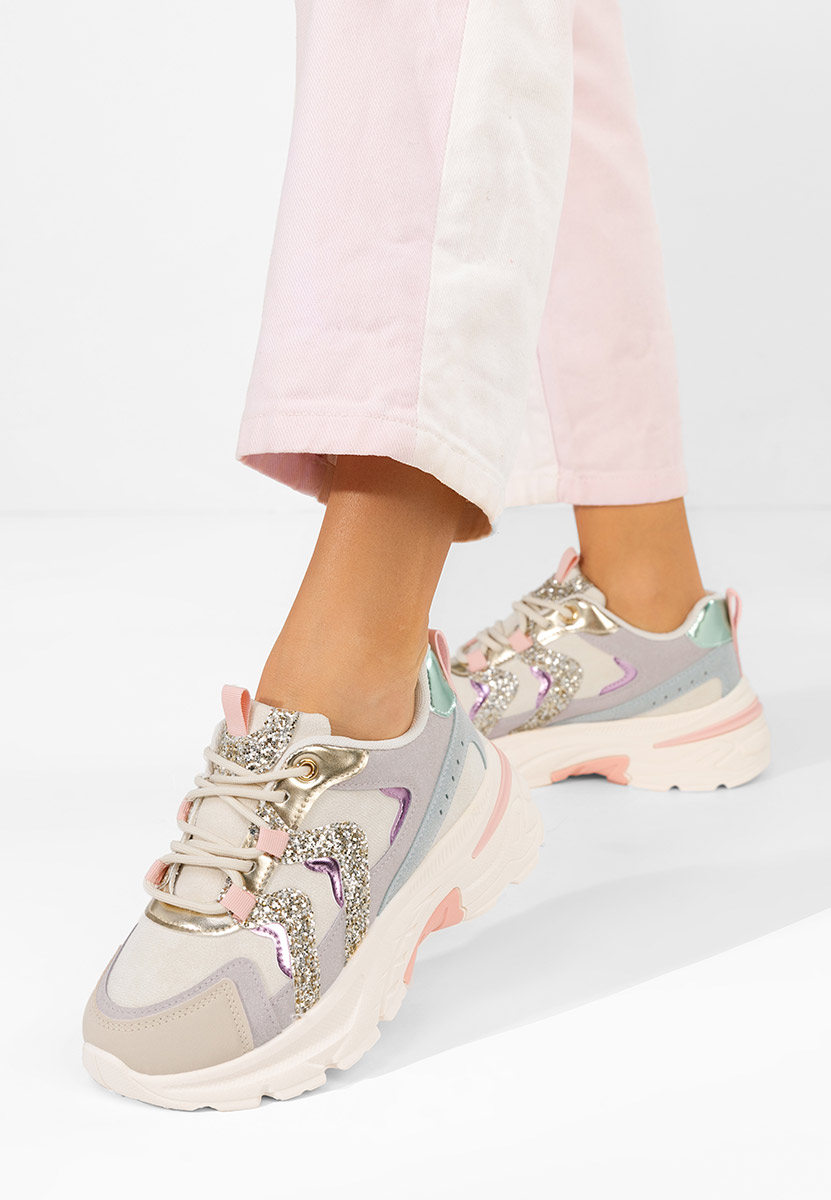 Sneakers con plateau Odinea colorate