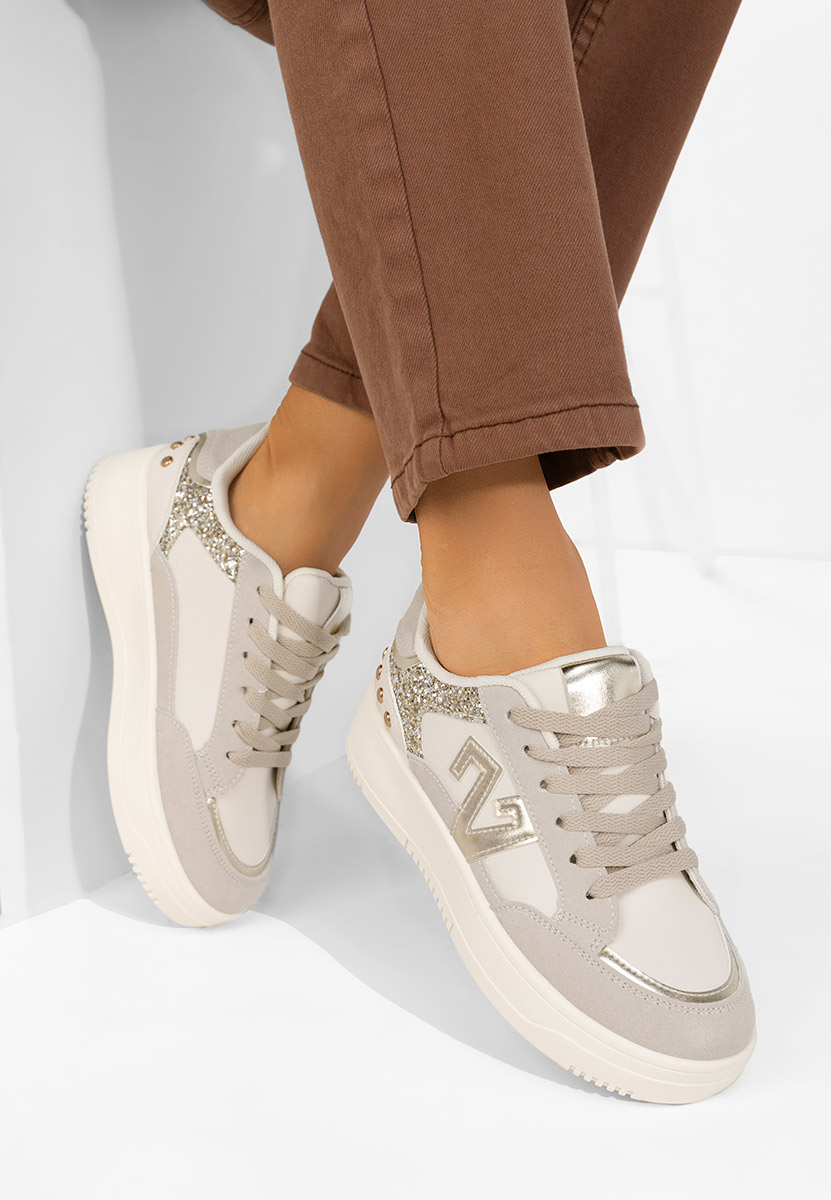 Sneakers donna Taunya beige