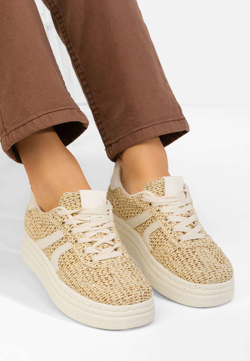 Sneakers donna Zareena beige