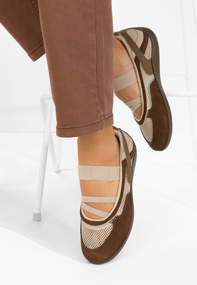 Ballerine sportive Denilia marrone