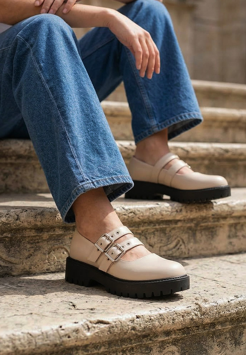 Scarpe basse donna Geovania beige