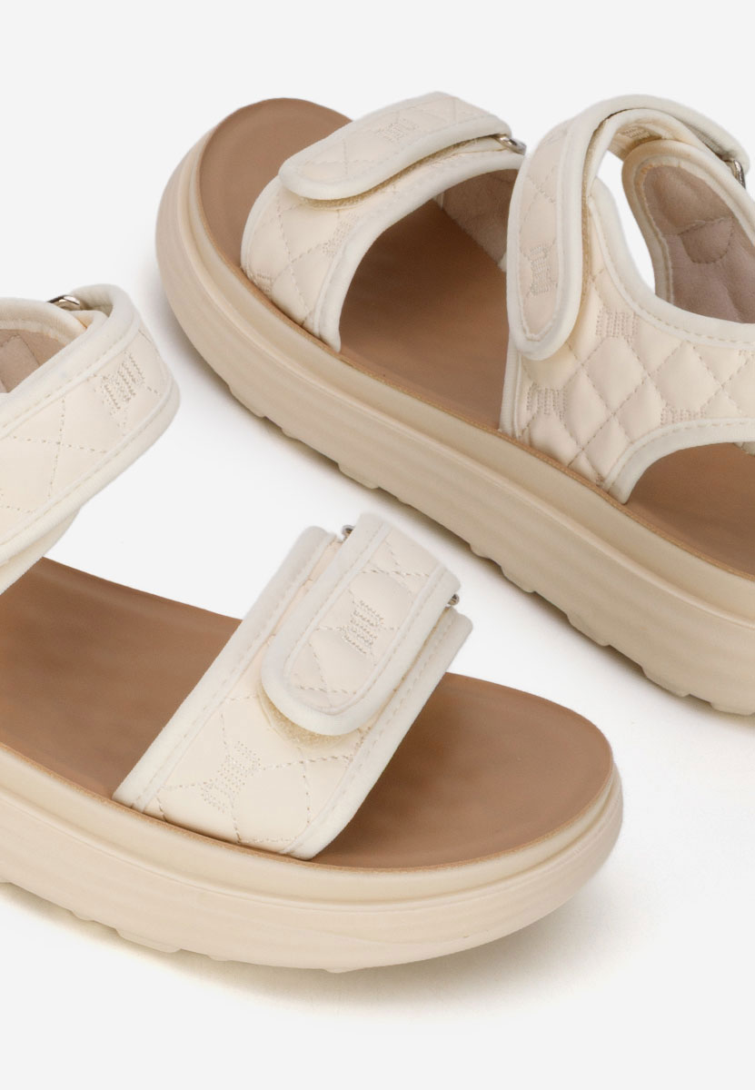 Sandali con plateau Blorya beige