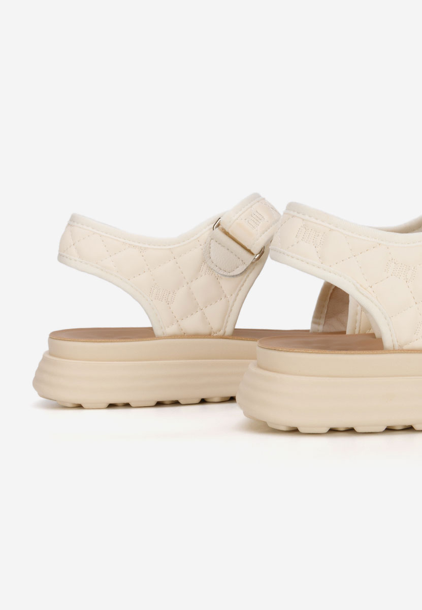 Sandali con plateau Blorya beige