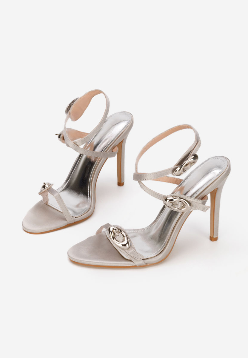 Sandali con tacco a spillo Romella grigio