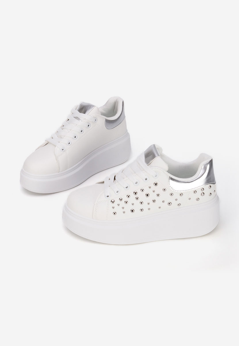 Sneakers con plateau Lindalia V2 bianchi