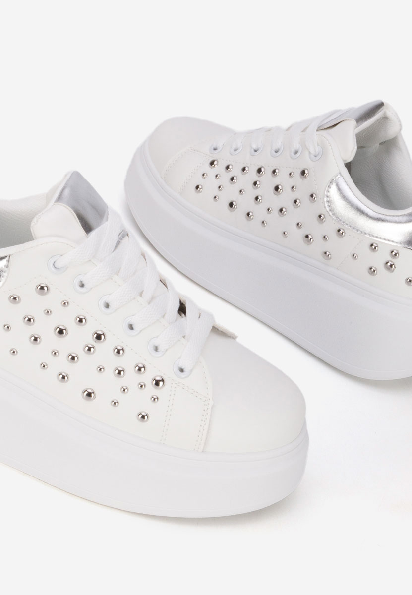 Sneakers con plateau Lindalia V2 bianchi