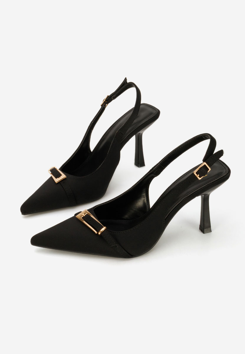 Décolleté Slingback Rumina nero