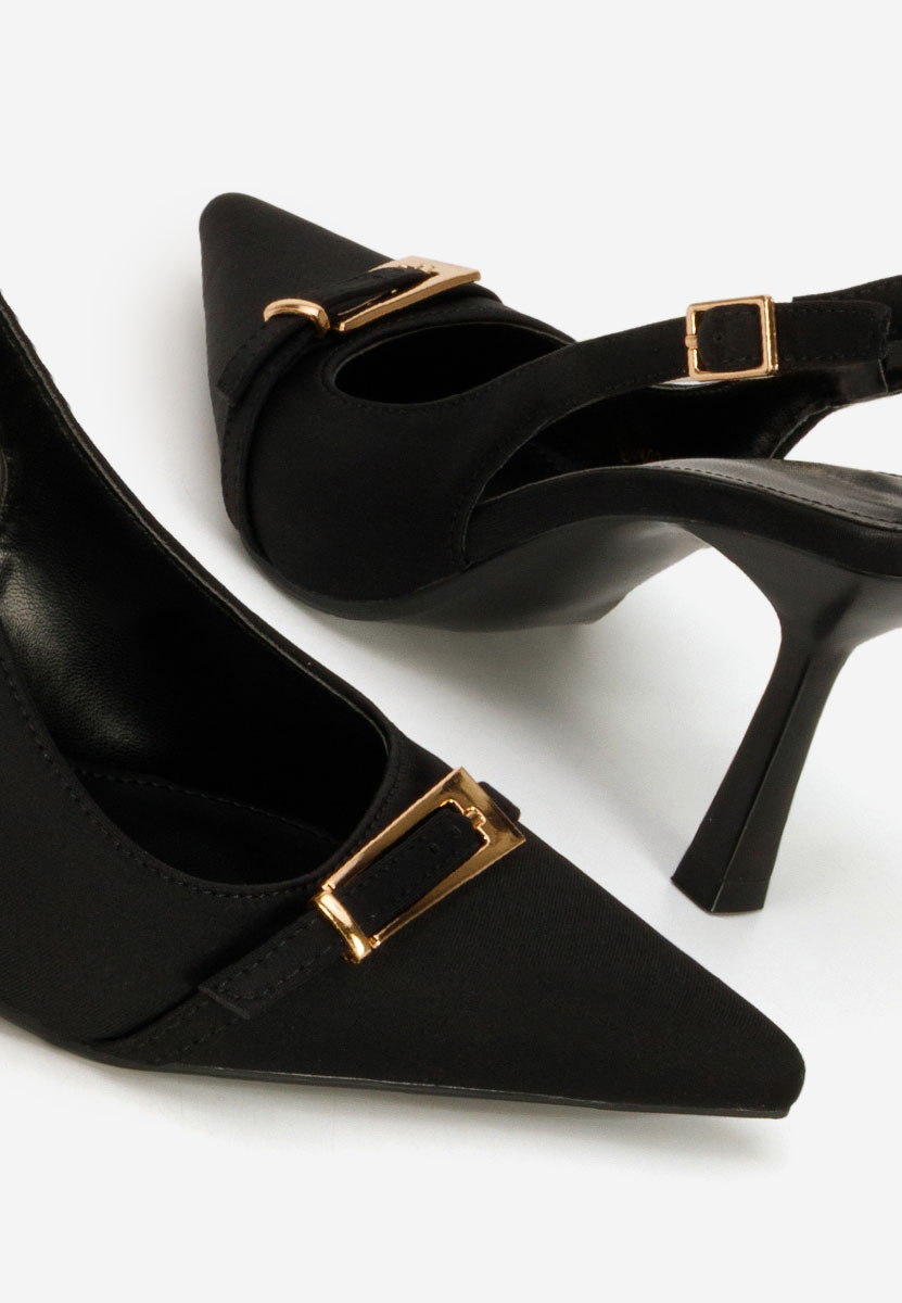 Décolleté Slingback Rumina nero