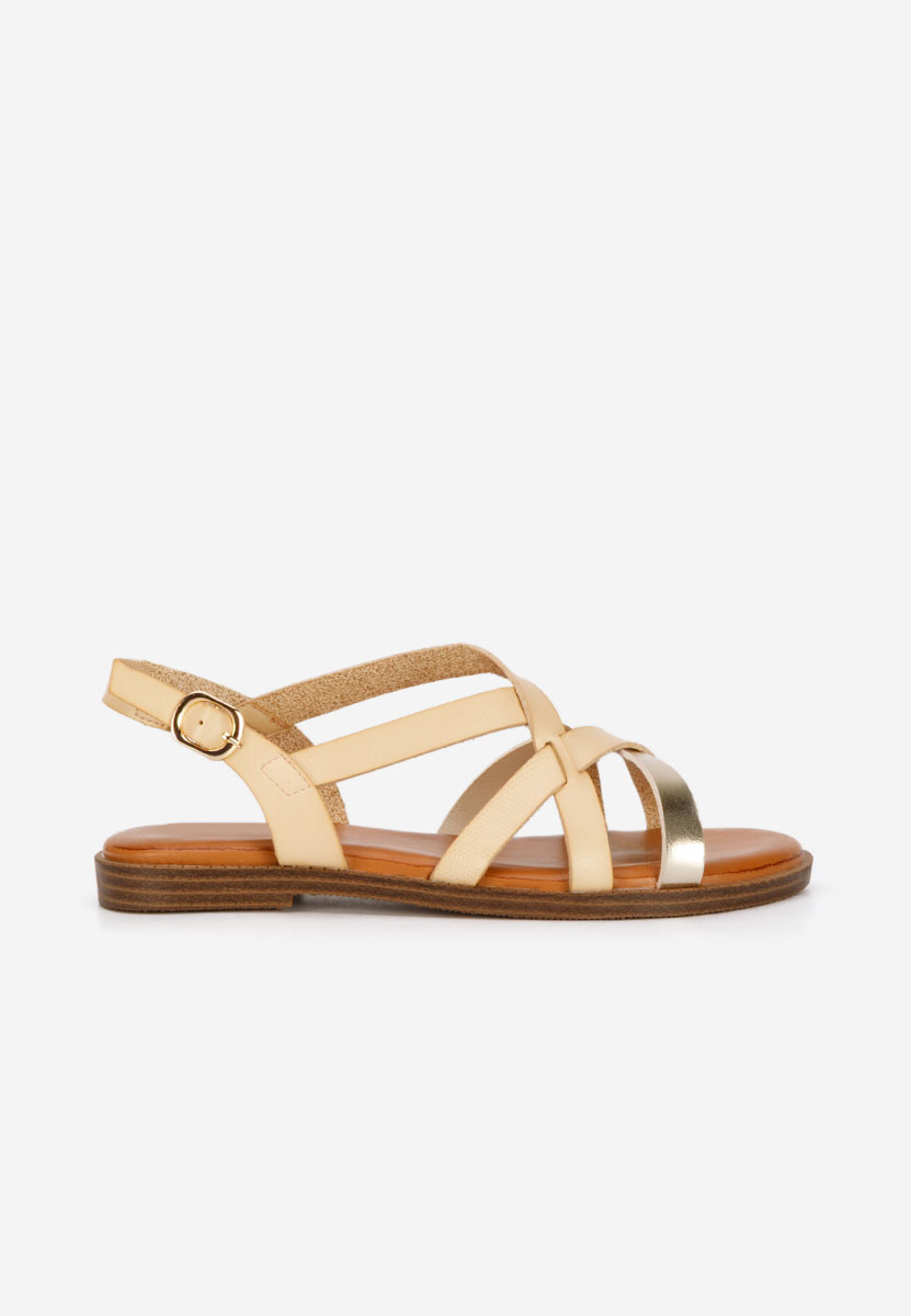 Sandali bassi Latifia beige
