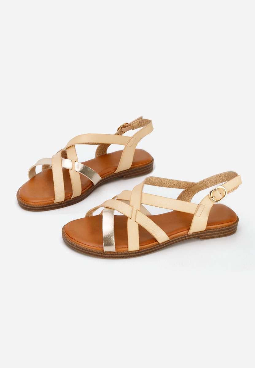Sandali bassi Latifia beige