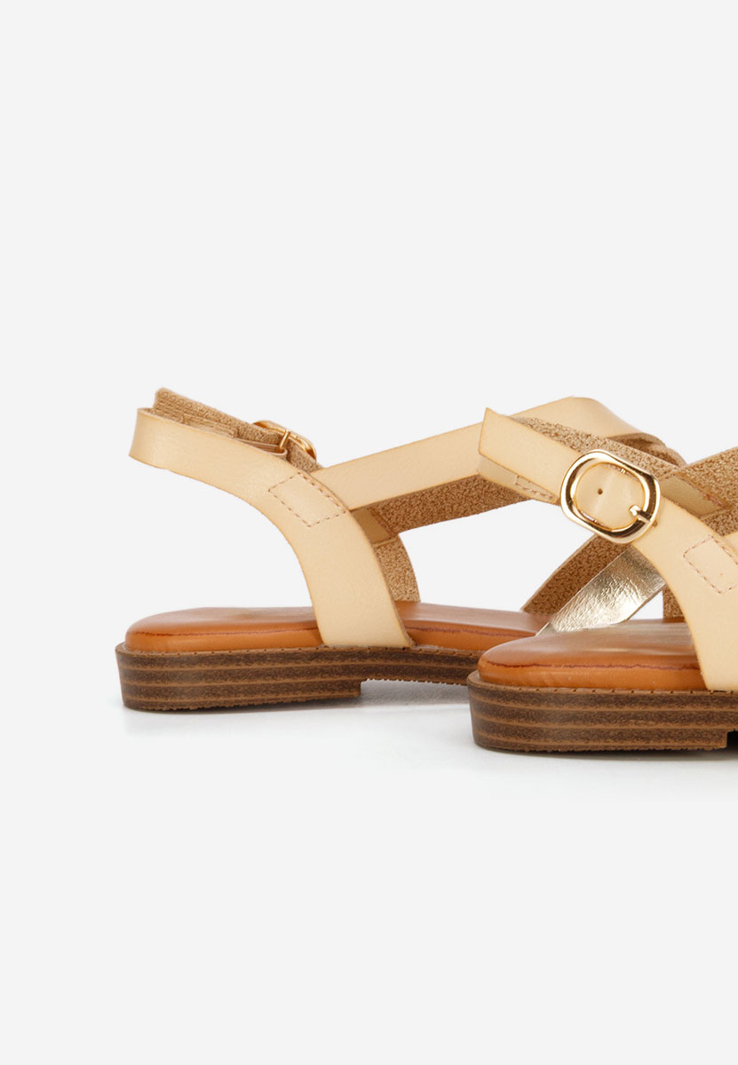 Sandali bassi Latifia beige