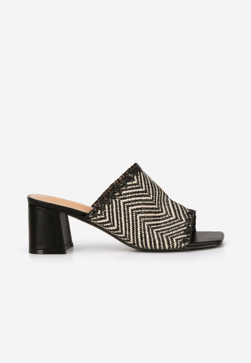 Ciabatte con tacco Yngrid nero