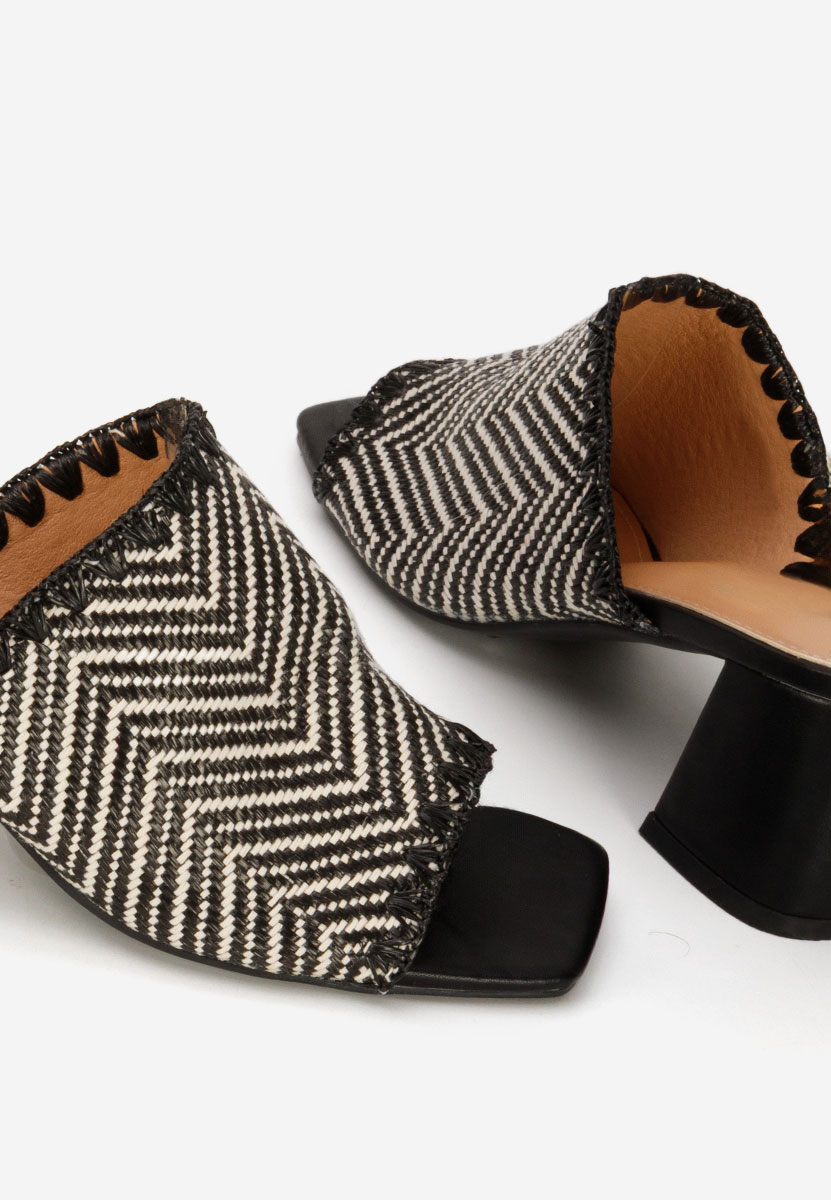 Ciabatte con tacco Yngrid nero