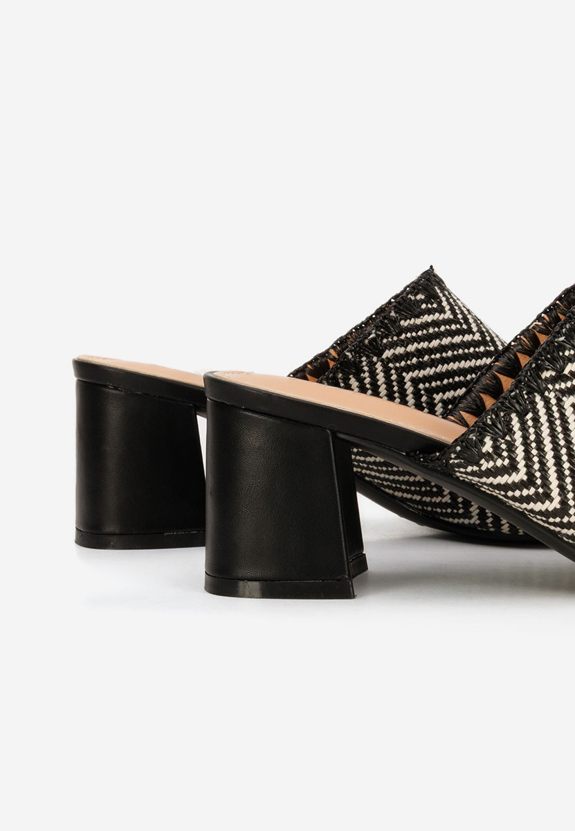 Ciabatte con tacco Yngrid nero