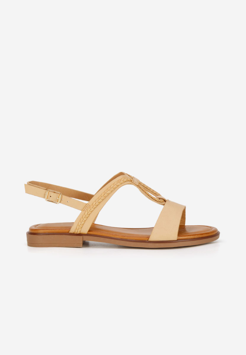 Sandali bassi Colida beige