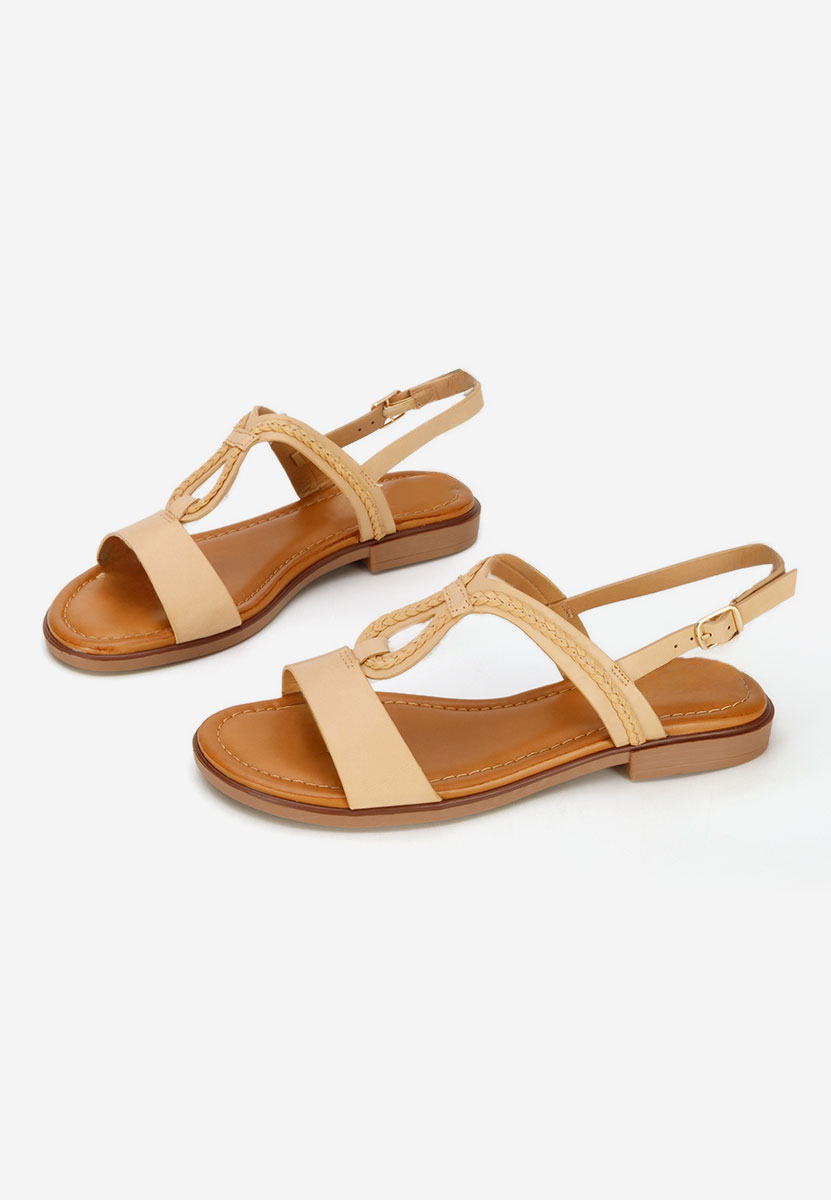 Sandali bassi Colida beige